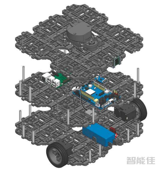 TurtleBot3入门教程-3.组装搭建
