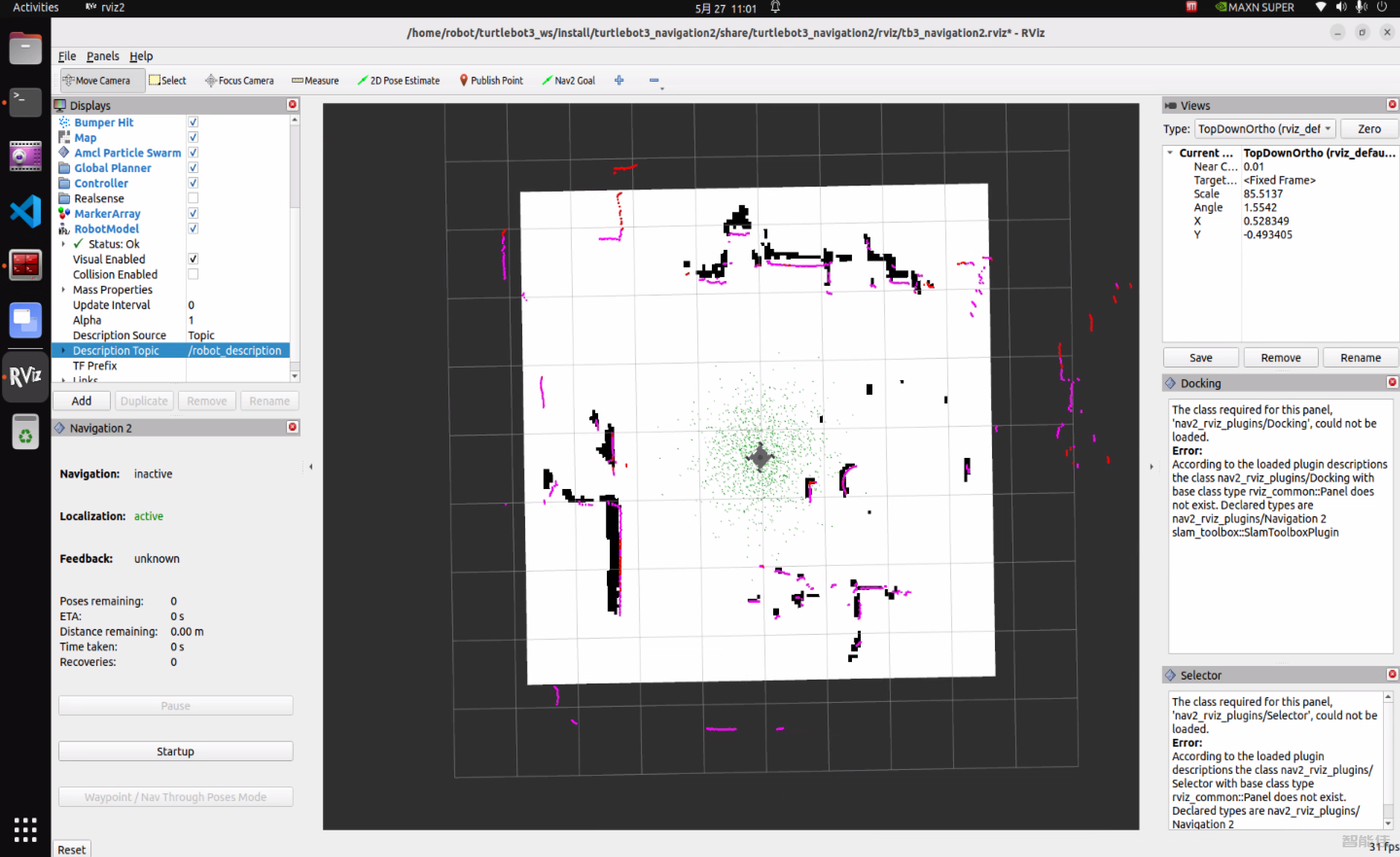 MOTB3 ROS2机器人使用-10.自主导航